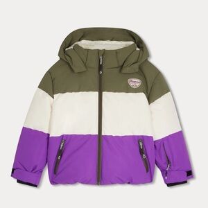 Bonpoint Deyna Two-Tone Ski Down Jacket